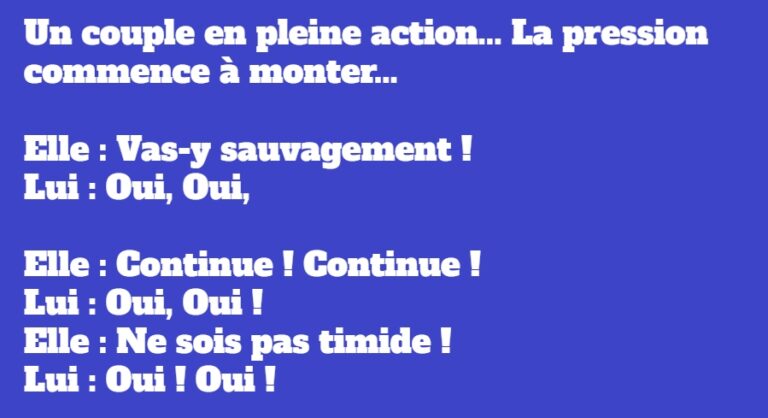 Un Couple En Pleine Action La Pression Commence à Monter