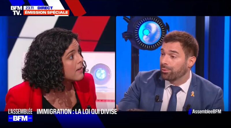 Julien Odoul face à Manon Aubry,